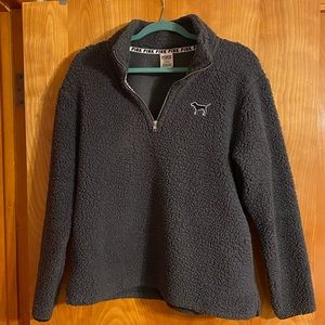Victoria’s Secret Pink Sherpa Quarter Zip